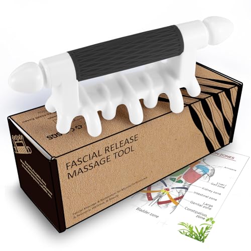 Fascia Massage Tool Myofascial Release Blaster Tools for Anti-Cellulite Skin Soothing Lymphatic Drainage Trigger Point Deep Tissue Neck,Shoulder,Lower Back,Psoas,Thighs,Butt & Full Body(Black) - color: Black, size: Small