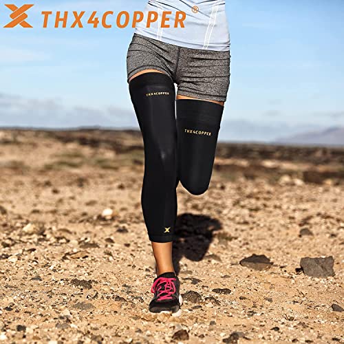 THX4COPPER Compression Full Leg Sleeves(Pair) - size: Large