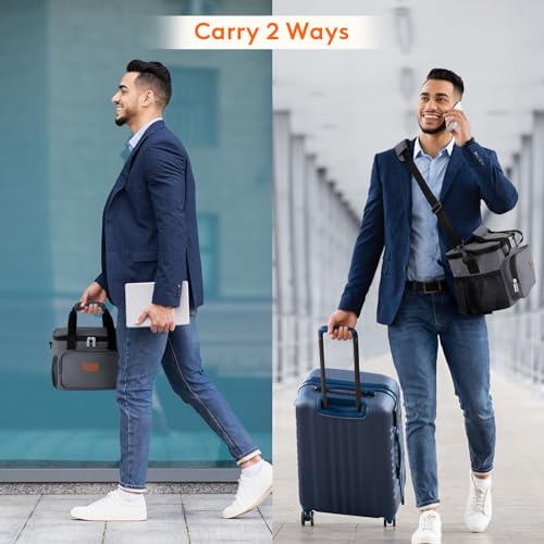 Lifewit Insulated Lunch Box for Men, Lunch Bag Cooler Women, 12-Can 9L - color: Dark Gray, size: Medium(9L)