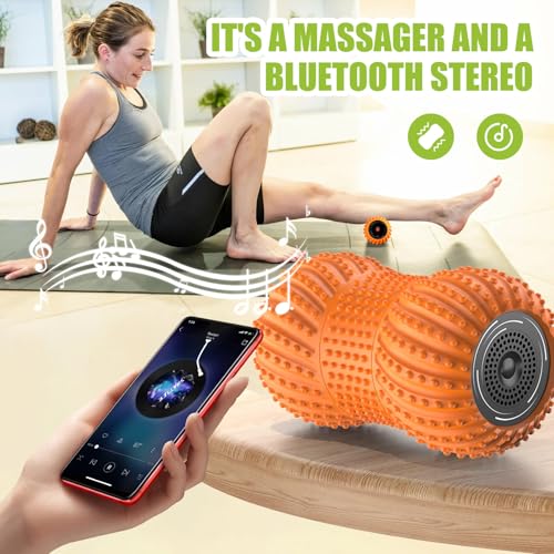 Portable Electric Muscle Massage Roller, Gray - color: Gray
