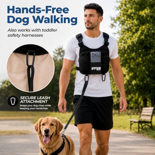 Chest Pack, Tactical Chest Rig, Running Vest Phone Holder
