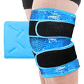 Knee Ice Pack Wrap for Pain Relief Reusable Multi-Purpose Gel Ice Wrap - color: Blue-1 Pack
