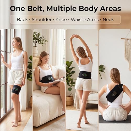 Infrared Heating Pad, Wireless Red Light Therapy Belt for Body, 5000mAh