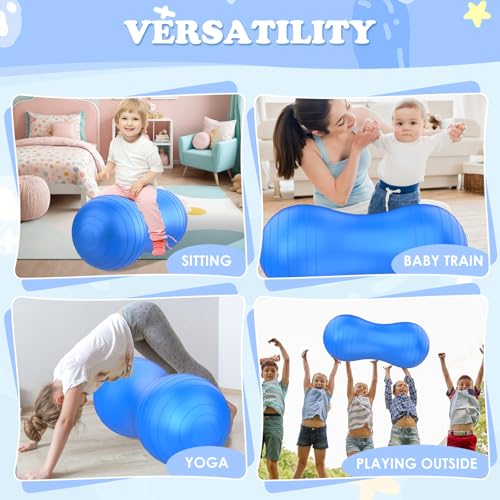 Sensory Peanut Ball, Sensory Toys for Kids with Autism, Physical Therapy Equipment, Designed to Train Kids’ Balance and Coordination Skills, Suitable for School or Home Therapy, Autism Toys
