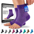 SB SOX Compression Socks for Plantar Fasciitis Relief (Purple, Medium) - color: Purple, size: Medium