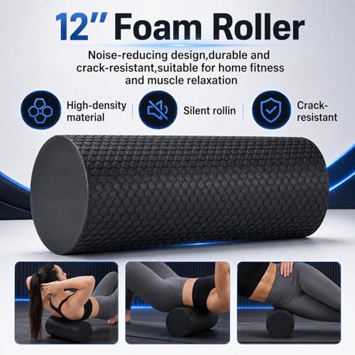 8 in 1 Foam Roller Set for Deep Tissue Muscle Massager