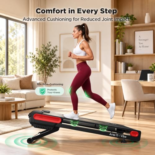 Jogwell Walking Pad with 15% Auto Incline, Full-Deck Design - color: Black