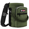 NATURE PIONEOR 26-128 oz Insulated Water Bottle Carrier Holder with Strap - color: Green, size: 64oz
