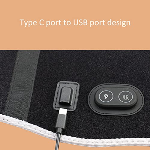 Adjust Heated Waist Belt, Electric Heat Pads, Fast Heating Lower Back Massager, Heat Belly Wrap Belt with Vibration Massage, Waist Wrap Belt, Portable Heating Pad for Back Lumbar Waist