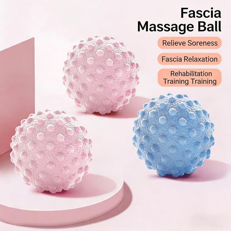 Spiky Massage Fascia Ball – Deep Tissue Muscle Relaxation Ball for Fitness & Recovery