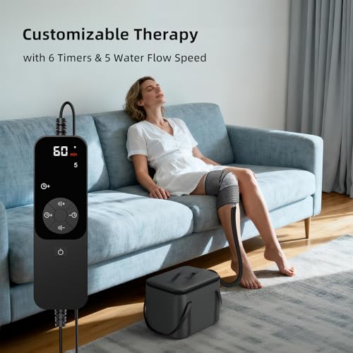 Ice Machine for Knee After Surgery, Cold Therapy Machine w/Programmable