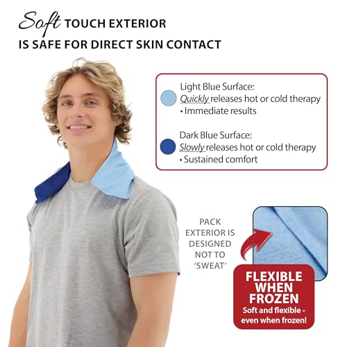 Reusable Hot & Cold Therapy Pack for Pain Relief and Injuries, Large - size: Large - 10 x 13 Inch
