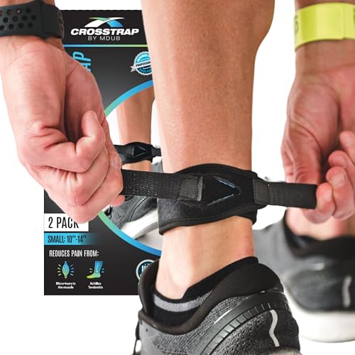 Ankle Brace for Women & Men, Achilles Tendonitis Brace, Ankle Tendonitis Relief, Ankle Support (Small, 2 Straps) - size: Small (2 Straps)