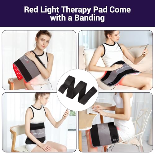 Comfytemp Red Light Therapy Mat for Body, 24'' x 12'', 660nm & 850nm - size: 12" x 24"