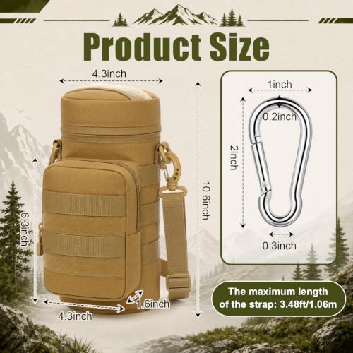 Shappy 3 Pcs Molle Dump Pouch - color: Black, Mud, Military Green, style: Bottle Pouch