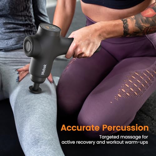 Mebak 3 Massage Gun Deep Tissue, Muscle Massager for Athletes Pain Relief - color: Black