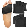 ZenToes Metatarsal Pads for Women, Ball of Foot Gel Cushion Sleeve, Large - color: Black, size: Large