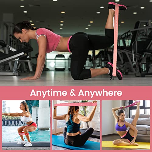 WIKDAY Pull Up Assistance Bands with Door Anchor Set & Loop Elastic Bands Total 11PCS Bands for Exercise, Thick Heavy Resistance Band for Body Stretching, Crossfit Training Home Gym Men & Women