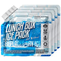 Everlasting Ice RX Reusable Ice Packs for Cooler (4 Pack) Up to 48 Hours Freezer Packs for Coolers and Lunch Boxes Cooler Ice Packs for Lunch Box, Camping, Fishing, Beach, Road Trips - size: Large 9.5" x 9.5" (4 Pack)