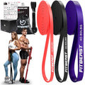 FitBeast Resistance Bands Set, Pull Up Assist Bands for Strength Training, Pilates, Yoga, Powerlifting, Stretching, Mobility Exercises, Muscle Toning, Full Body Workout - color: Multicolor（15-80 lbs)