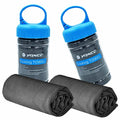 YQXCC 2 Pack Cooling Towels (47"x12"), Ice Cool Towel for Neck & Face - color: 2*dark Gray