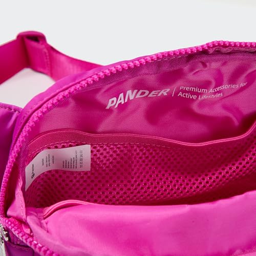 Pander Belt Bag Large 2L, Nylon Fanny Pack Purse for Women and Men with Adjustable Strap - color: Grape Purple