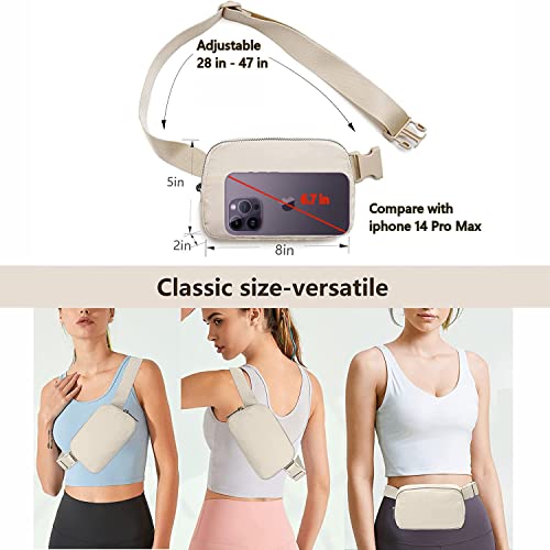 Tapp Collections Unisex Mini Crossbody Belt Bag with Adjustable Strap Small Waist Pouch for Workout Running Traveling Hiking - Mint - color: Mint