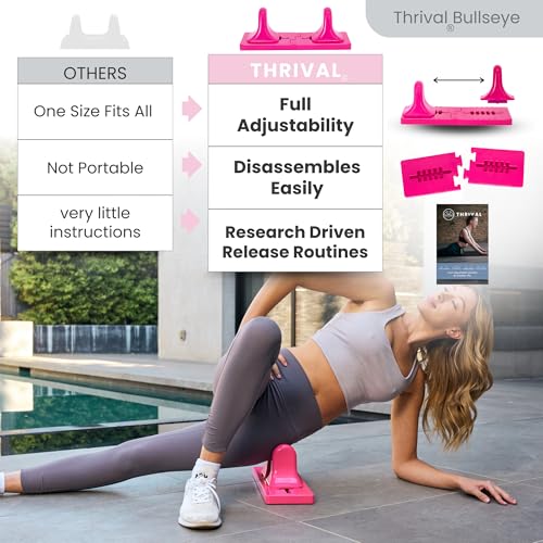 Thrival Bullseye, Psoas Muscle Release Tool, Patented, Pink - color: Pink, size: Thrival Bullseye