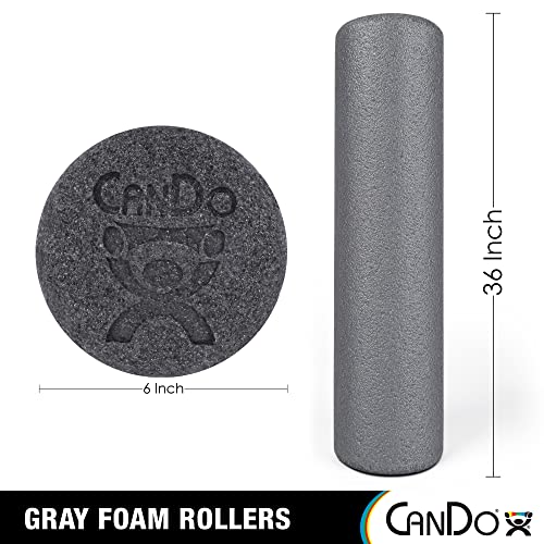 CanDo-30-2500 Plus Foam Roller, 6" X 36", Round - size: 6" X 36"