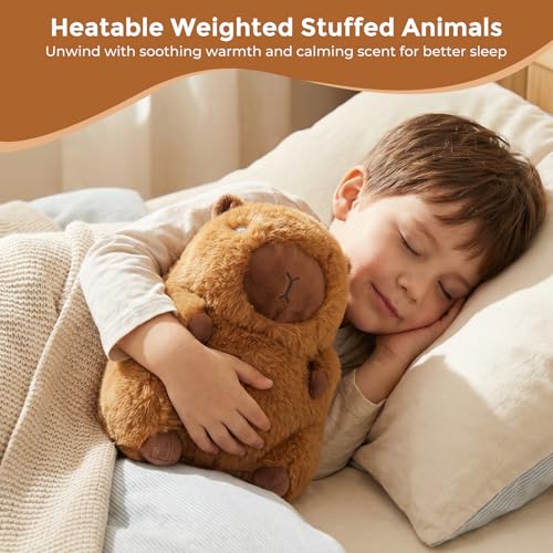 Microwavable Capybara Stuffed Animals, Heatable & Coolable Plush Toys - style: Capybara