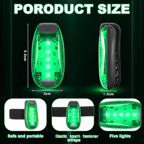 Copkim 30/60/100 Pcs LED Running Light Bulk - color: green