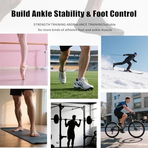 Plantar Fasciitis Relief Ankle Strengthener - Foot & Board Foot Arch Strengthener for Achilles Tendonitis Heel Spurs Balance for Support Flat Feet & Post-Injury Recovery - size: 5.91"