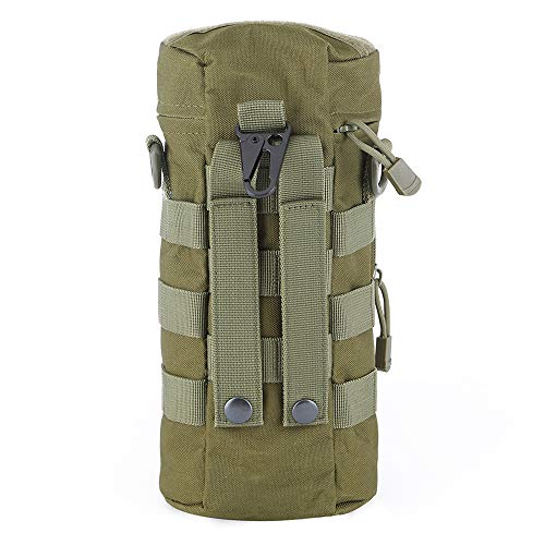 Molle Water Bottle Holder, Tactical Water Bottle Pouch - color: Army Green