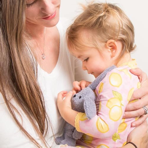 Thermal-Aid Zoo Mini — (Baxter the Bunny) — Mold-Resistant, Washable Hot & Cold Pack for Kids — Heating and Cooling Pad with Natural Corn Filling — Reusable Plush Toy - size: Mini Rabbit