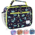 Genteen Kids Insulated Lunch Box for Boys Girls,Back to School,Office - color: P-1pk Dino