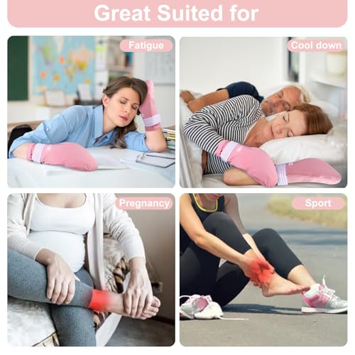 SuzziPad Chemo Gloves and Socks for Chemotherapy, Cancer Comfort Items, Include 10 Ice Pack, Ideal for Soothing Hand and Foot Discomfort, L - size: L, style: Cold Therapy Socks and Gloves