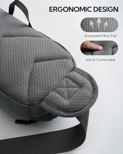 WATERFLY Water Bottle Fanny Pack, Hiking Hydration Belt for Women Men - color: Gray