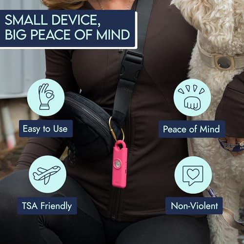 She’s Birdie 3.0 New Version – The Original Personal Safety Alarm for Women by Women–Loud Siren, Flash Light and Rechargeable Battery in a Variety of Colors (Indigo Blue) - color: Indigo Blue