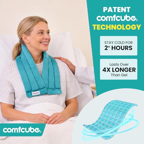 Neck Ice Pack Wrap for Cervical Pain, 2 Hours Long Lasting Cold - style: Neck