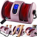 Best Choice Products Shiatsu Foot Massager with Heat for Plantar Fasciitis & Neuropathy, Kneading Foot & Calf Massager with Remote, 360° Adjustable Handle, Rolling & Compression Massage - Rose - color: Rose
