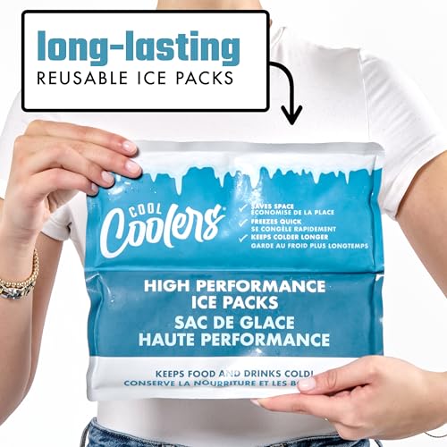 Cool Coolers by Fit & Fresh XL High Performance Cooler Ice Packs, 2pk - color: Teal (2 Pack)