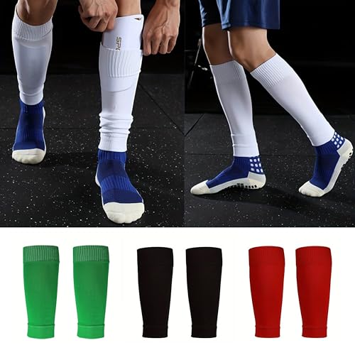 COUVER Unisex Long Leg Compression Sleeves - color: Red, size: Large