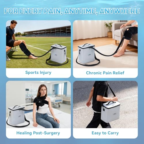 Cold Therapy Machine with Timer & Cold Pad for Knee
