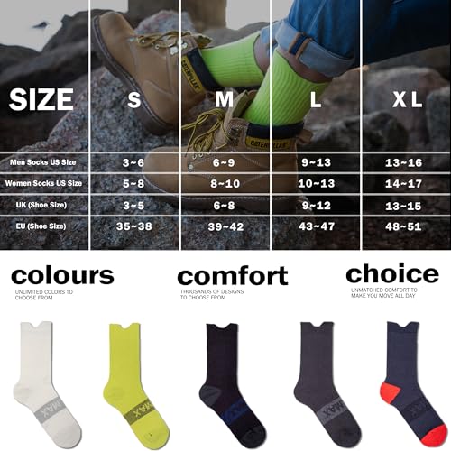 BRISIRA Coolmax Bamboo Viscose Compression Running Socks Crew Mid Calf - color: 2 Pairs Green Full Cushion, size: 9-13