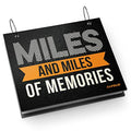 Gone For a Run BibFOLIO Race Bib Album - Miles of Memories - 9.5x8 - color: Miles of Memories