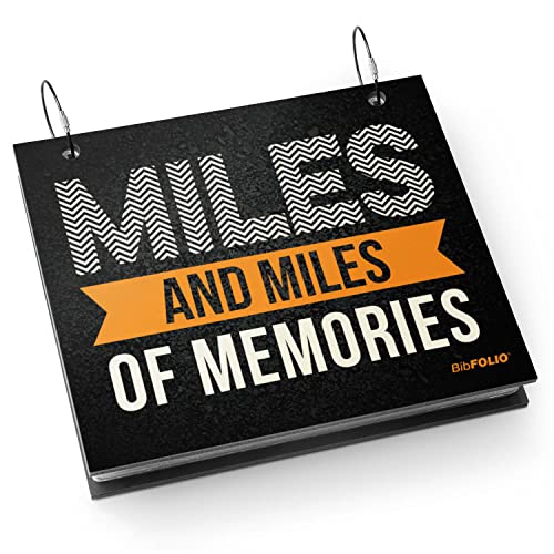 Gone For a Run BibFOLIO Race Bib Album - Miles of Memories - 9.5x8 - color: Miles of Memories
