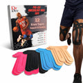 Pre-Cut Kinesiology Tape for Knees 12 Pcs Athletic Support Stability Tape - style: Knee Tape