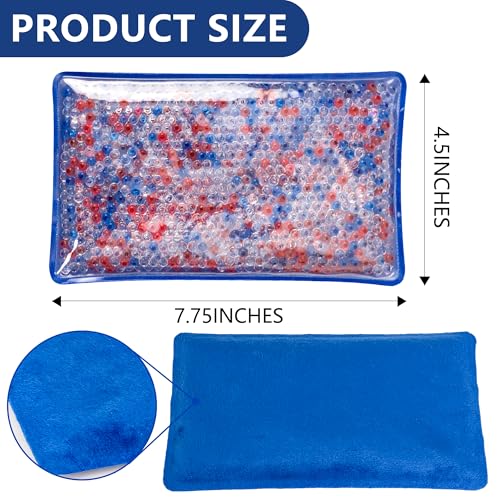 Hot/Cold Reusable Gel Bead Pack, 1 Count (Pack of 12) - size: 1 Count (Pack of 12)