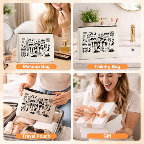 Kpop Merch Makeup Bag, Kpop Gifts for Fans Music Lovers - color: Kpop