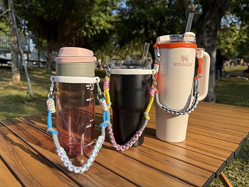 Outman Sport Water Bottle Handle Strap Holder Sling Cup Handle - color: Blue and Purple